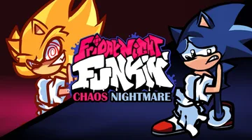 Portada de FNF Chaos Nightmare (Sonic Vs. Fleetway)