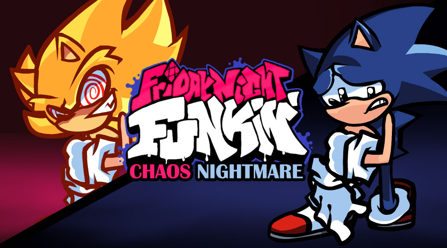 Portada de FNF Chaos Nightmare (Sonic Vs. Fleetway)