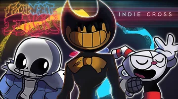 Portada de FNF Indie Cross