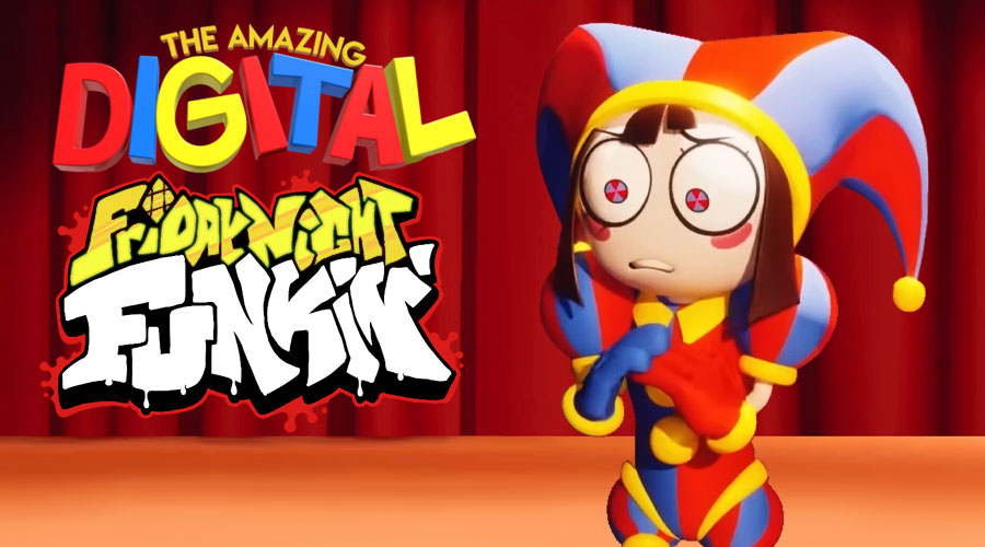 Portada de FNF: The Amazing Digital Funkin