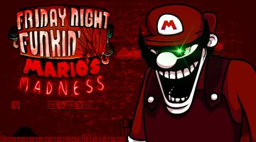 Portada de FNF Vs. Mario's Madness V2